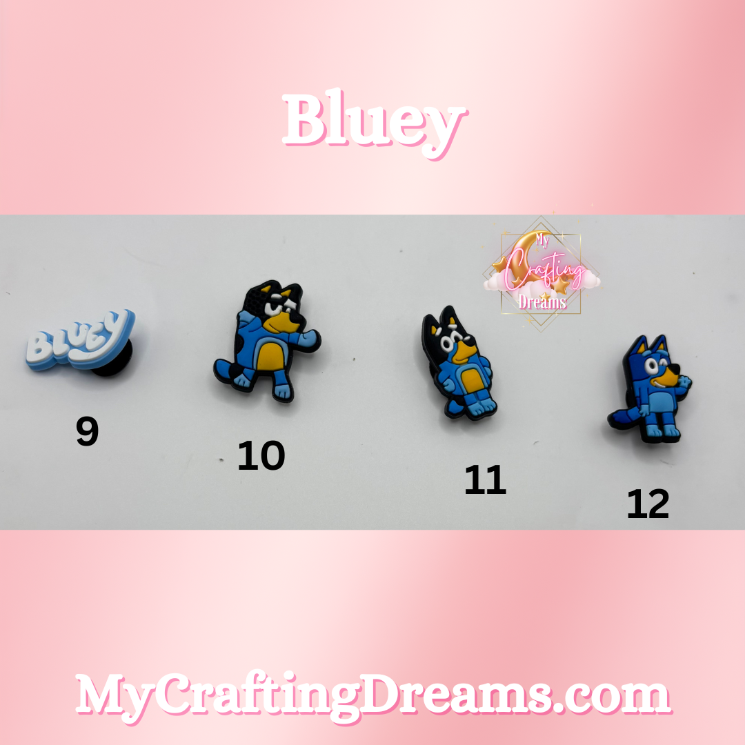 Bluey Rubber Croc Charms