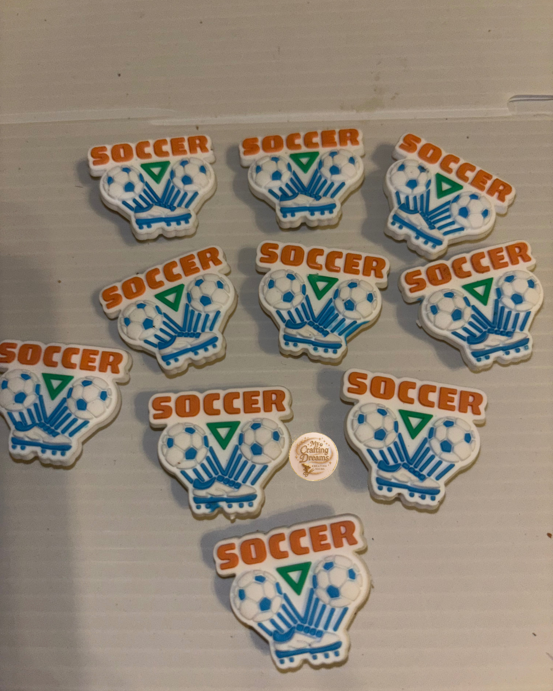 Soccer-Themed Croc Charms – For the Goal-Getters & Sideline Stars