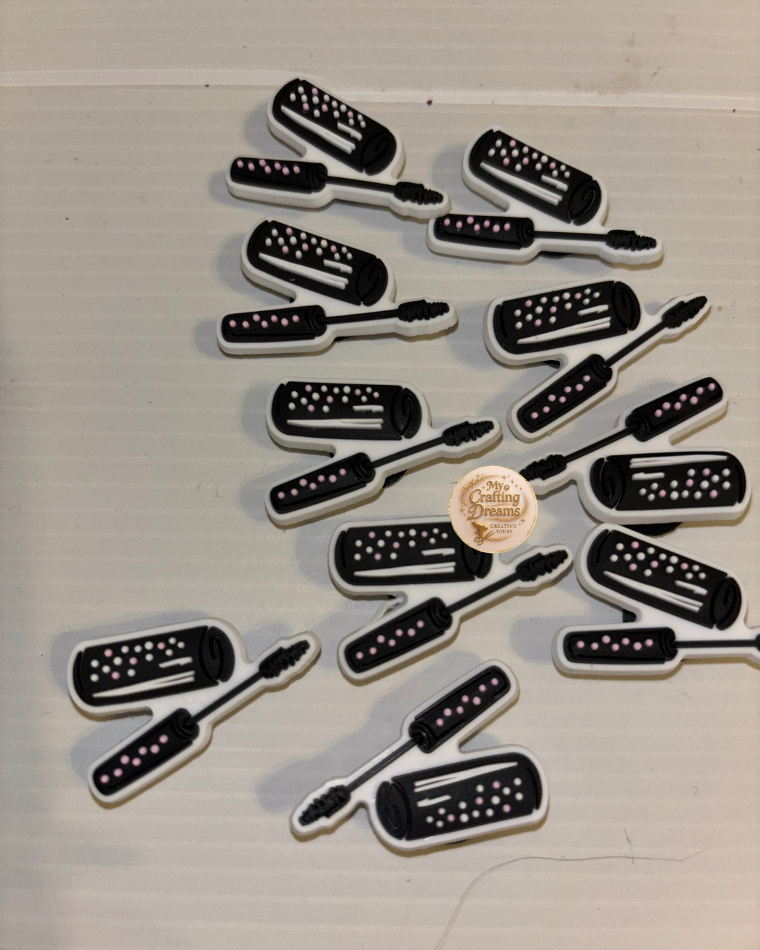 Makeup-Themed Croc Charms – Glam Steps Only