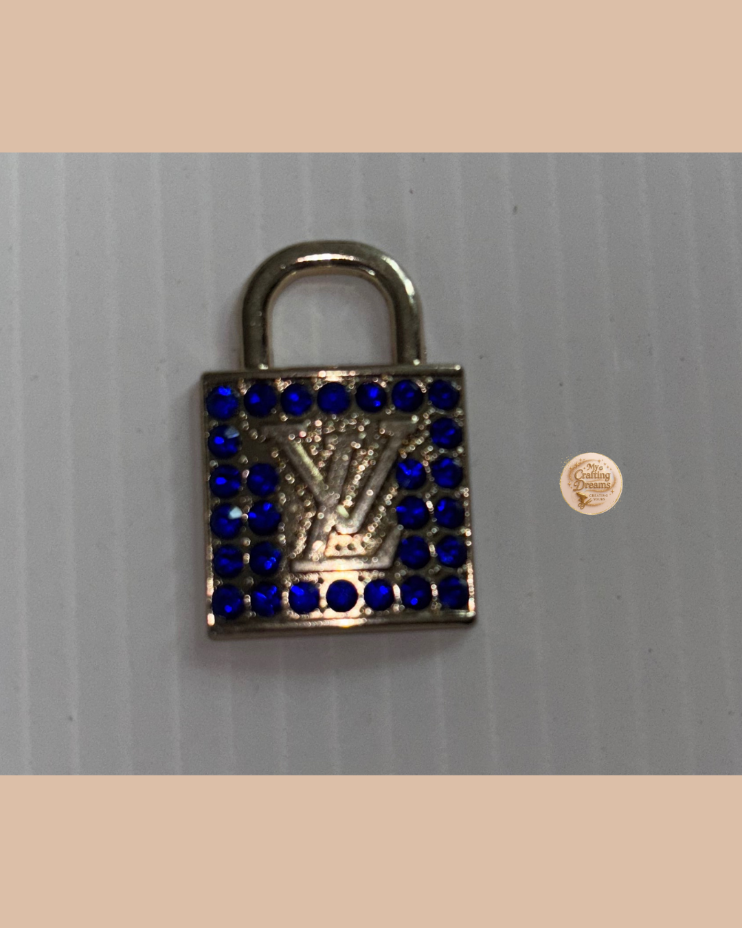 LV Inspired Metal Charms