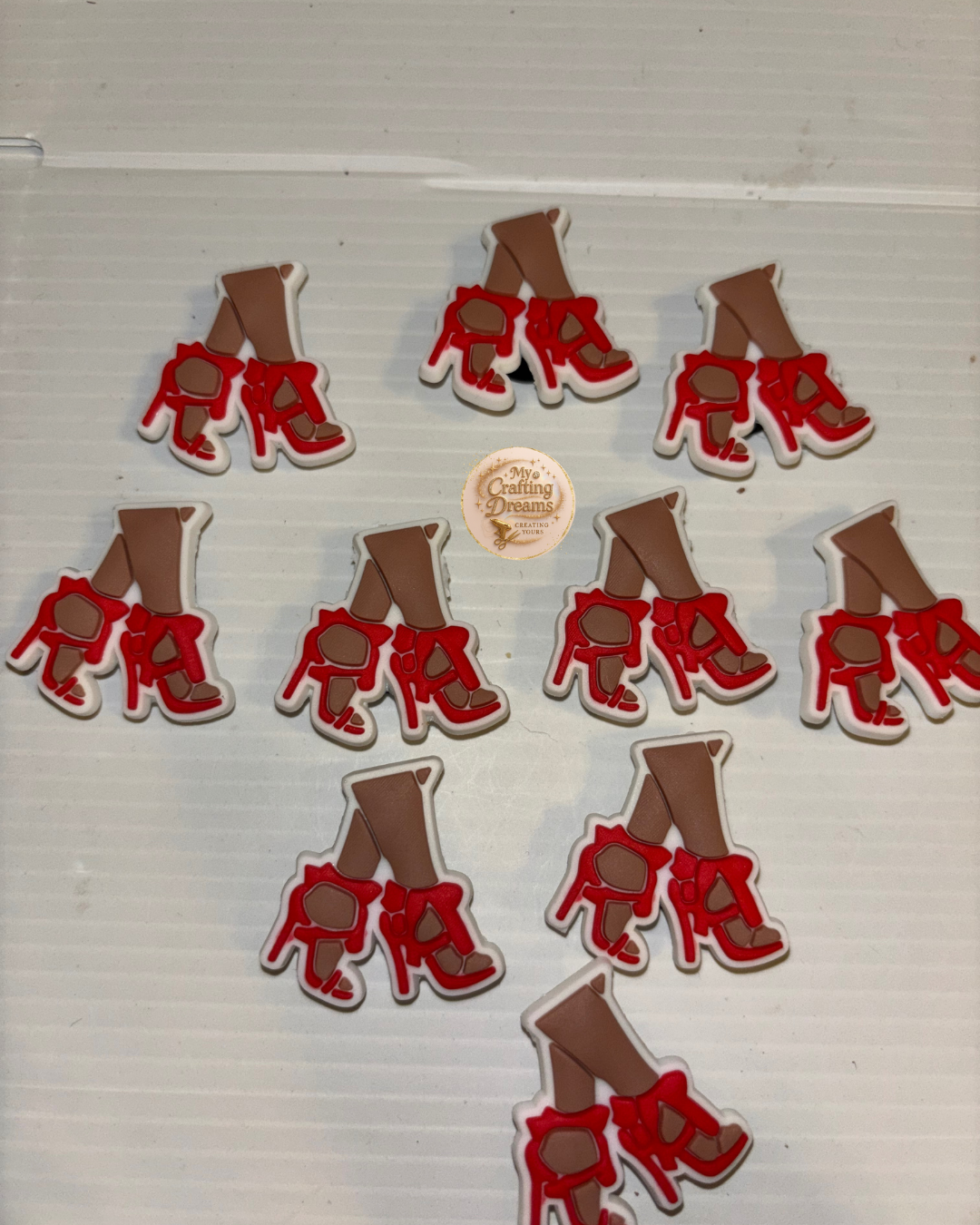 Delta Sigma Theta Themed Rubber Croc Charms