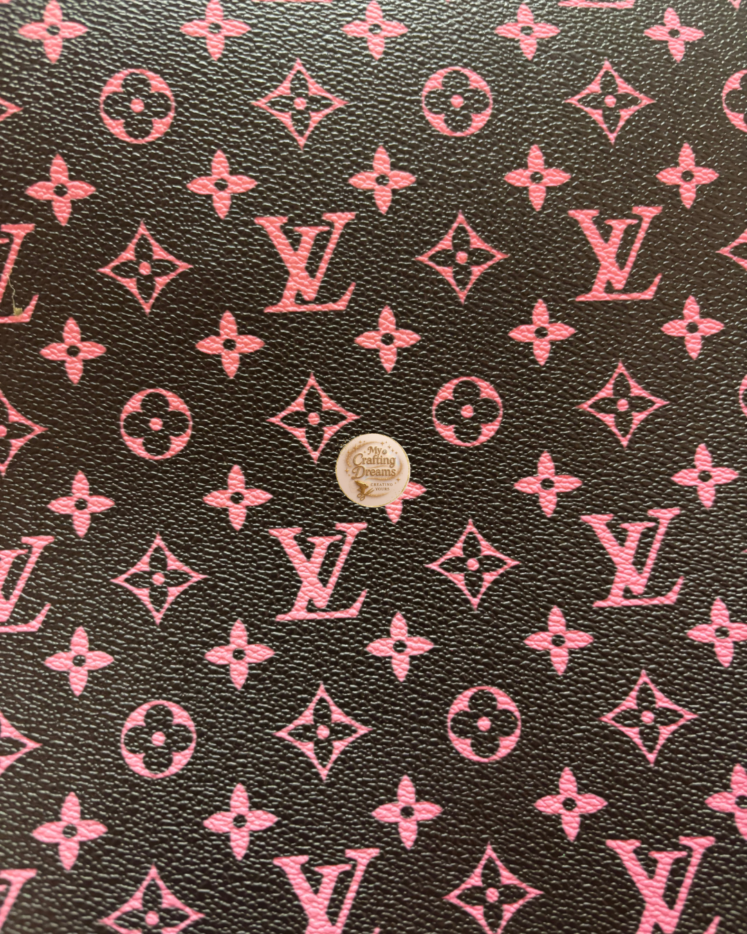 LV Inspired Faux Leather Sheets