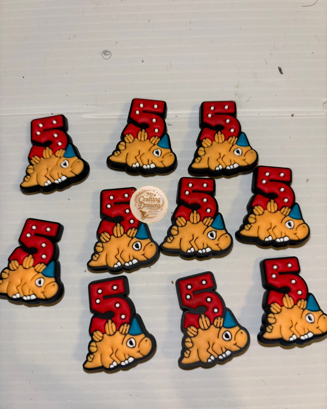 Dinosaur Number Croc Charms – Learn, Roar & Explore!