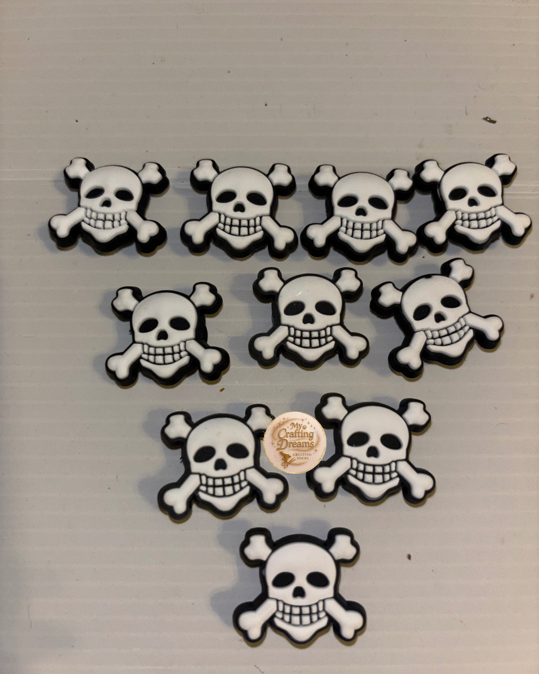 Halloween Theme Rubber Croc Charms