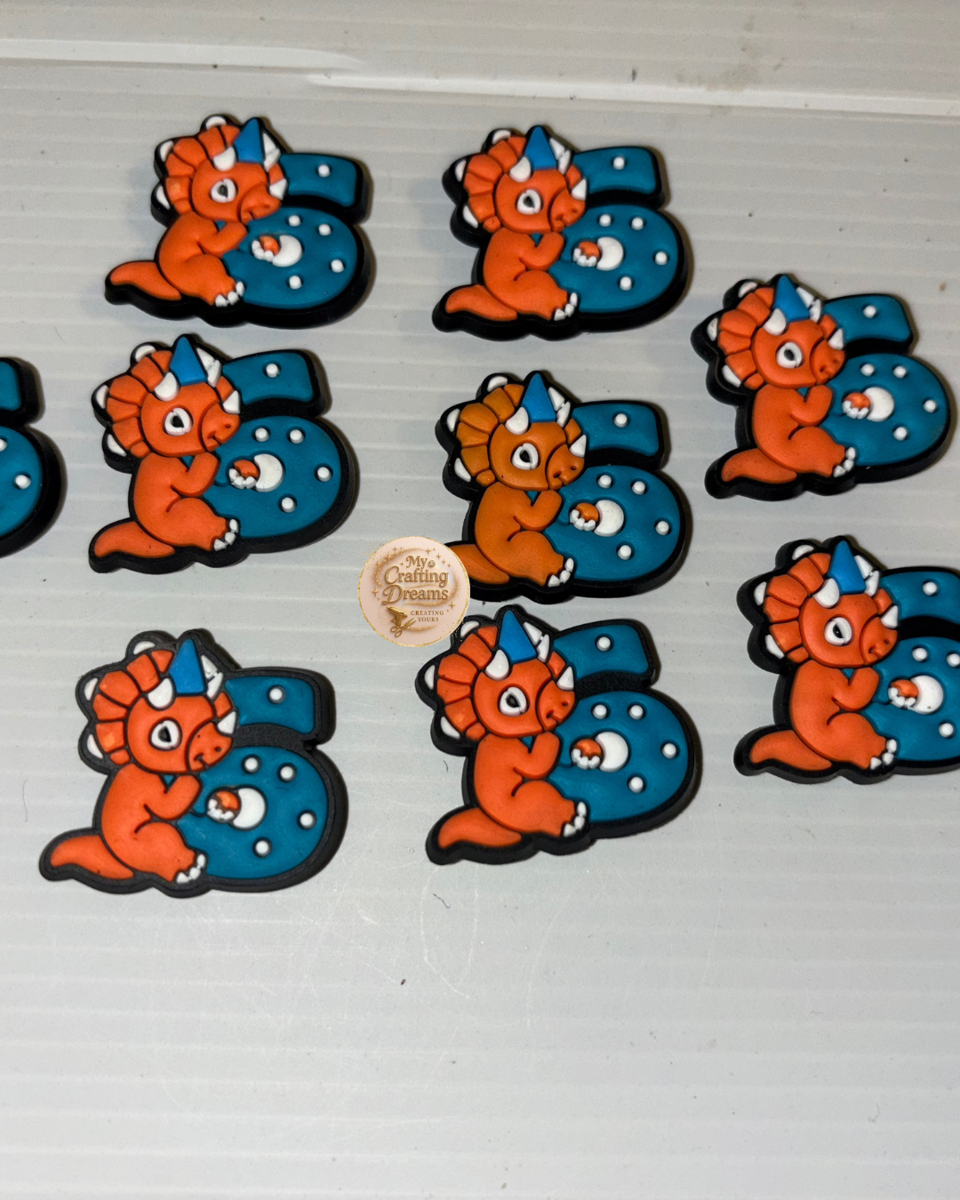 Dinosaur Number Croc Charms – Learn, Roar & Explore!