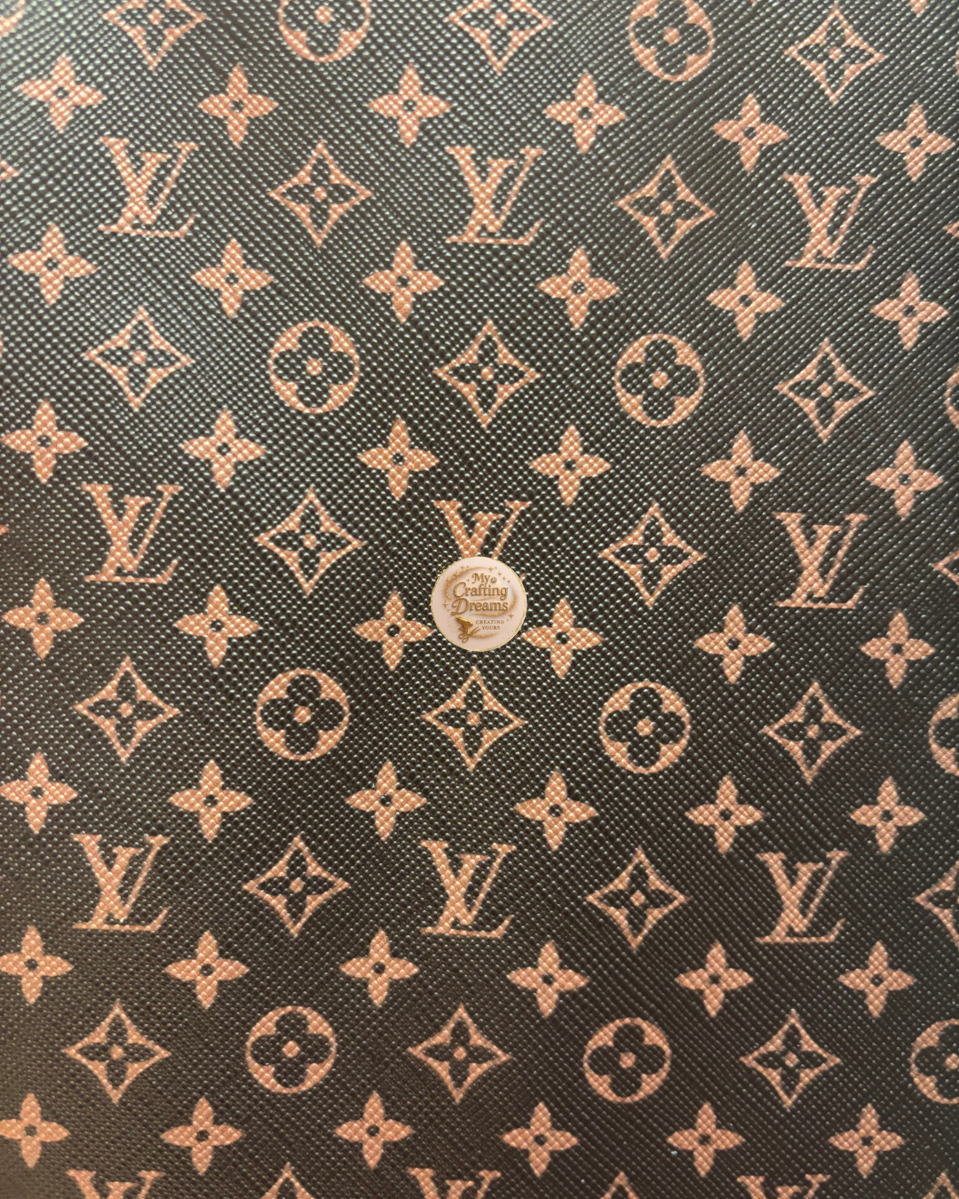 LV Inspired Faux Leather Sheets