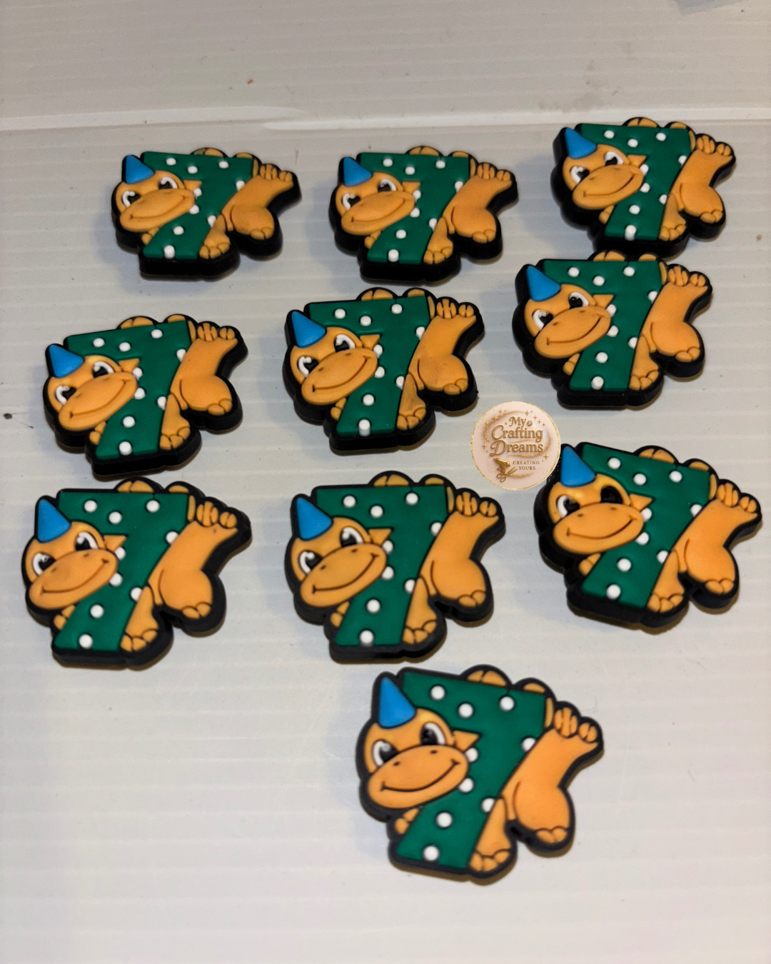 Dinosaur Number Croc Charms – Learn, Roar & Explore!