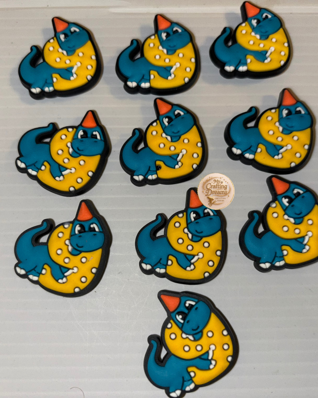 Dinosaur Number Croc Charms – Learn, Roar & Explore!