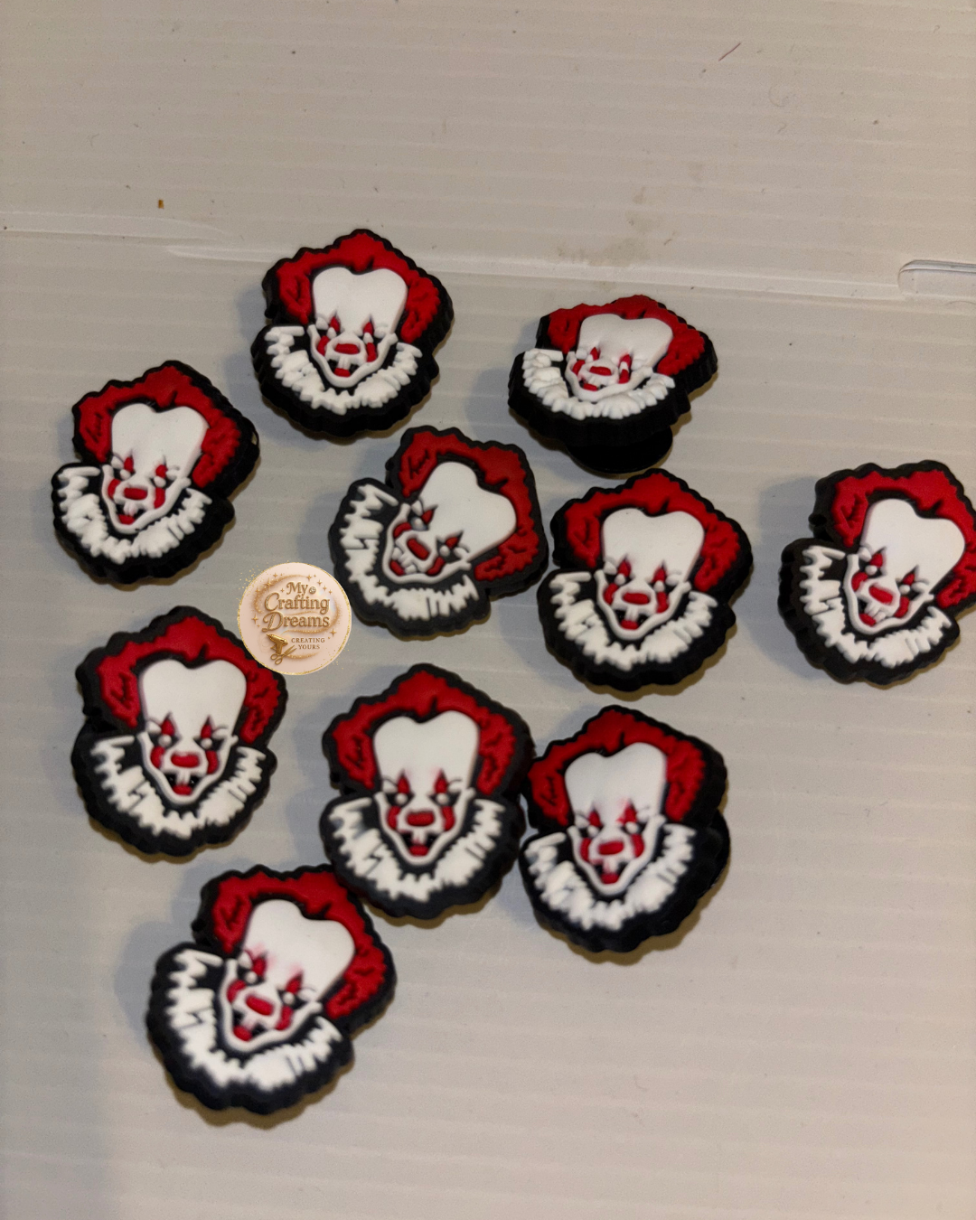 Halloween Theme Rubber Croc Charms
