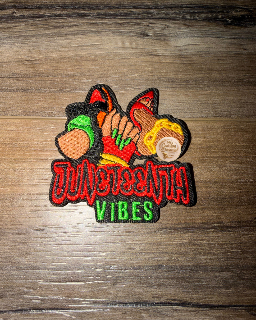 Juneteenth Iron On Patches