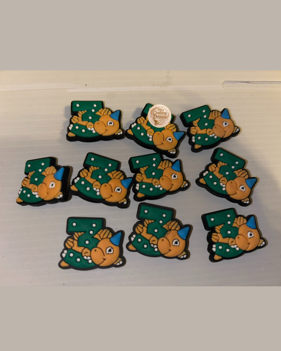 Dinosaur Number Croc Charms – Learn, Roar & Explore!