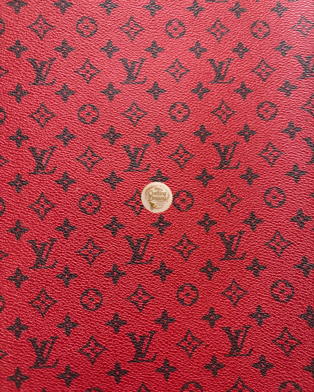 LV Inspired Faux Leather Sheets