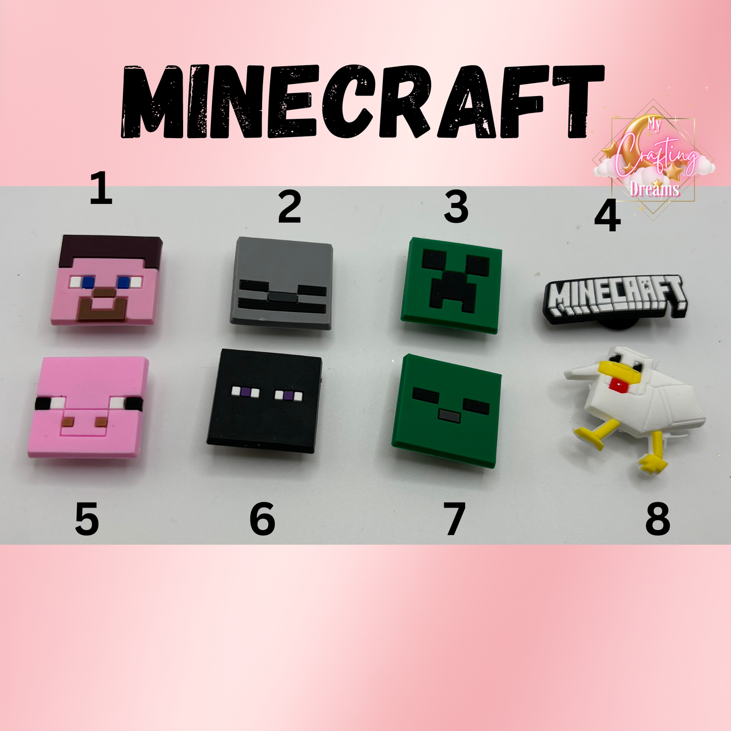 Minecraft Rubber Croc Charm (Clearance)