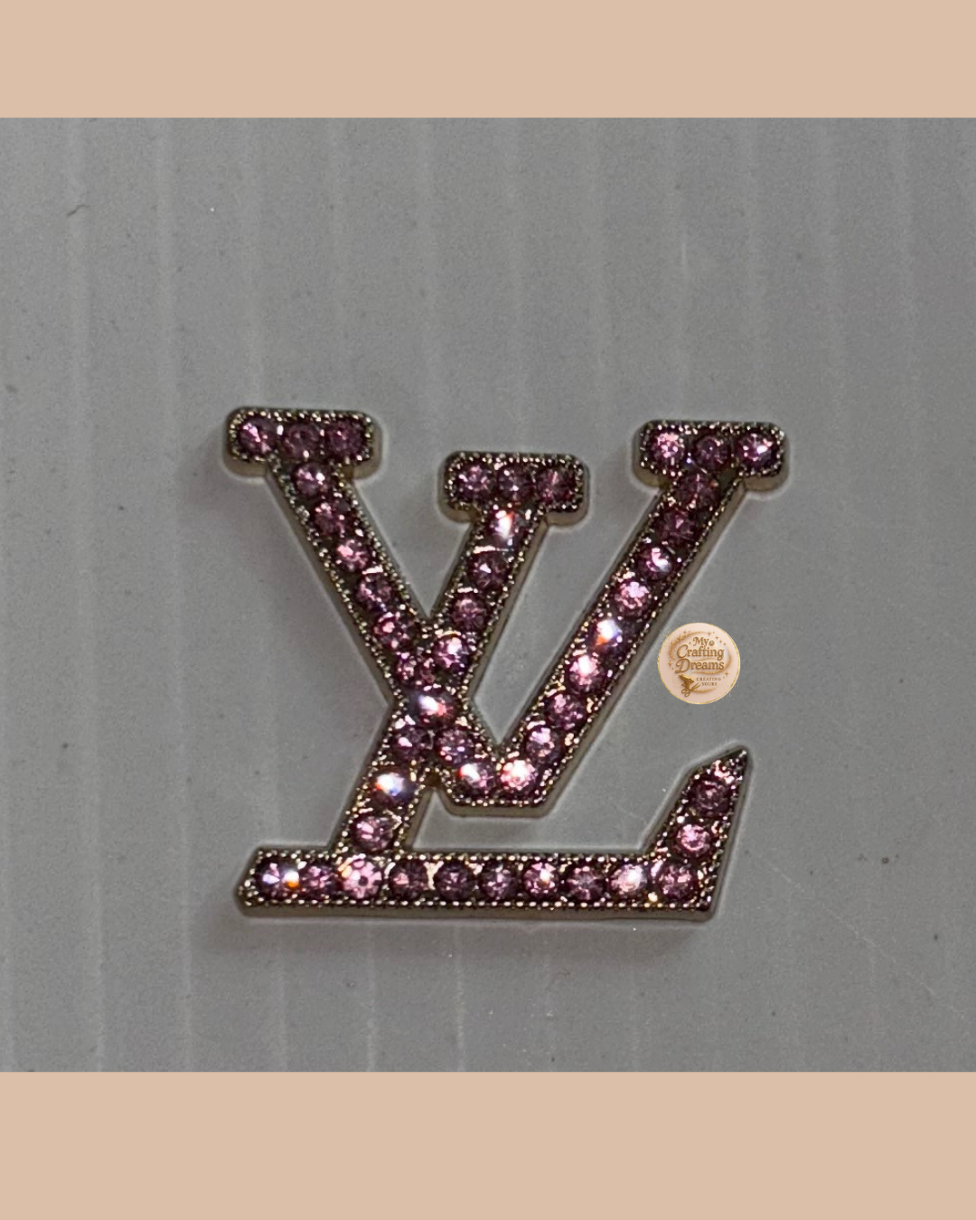 LV Inspired Metal Charms