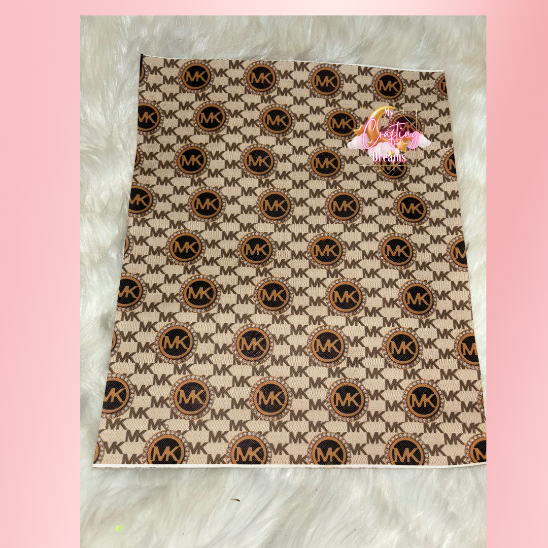 MK Inspired Faux Leather Sheets