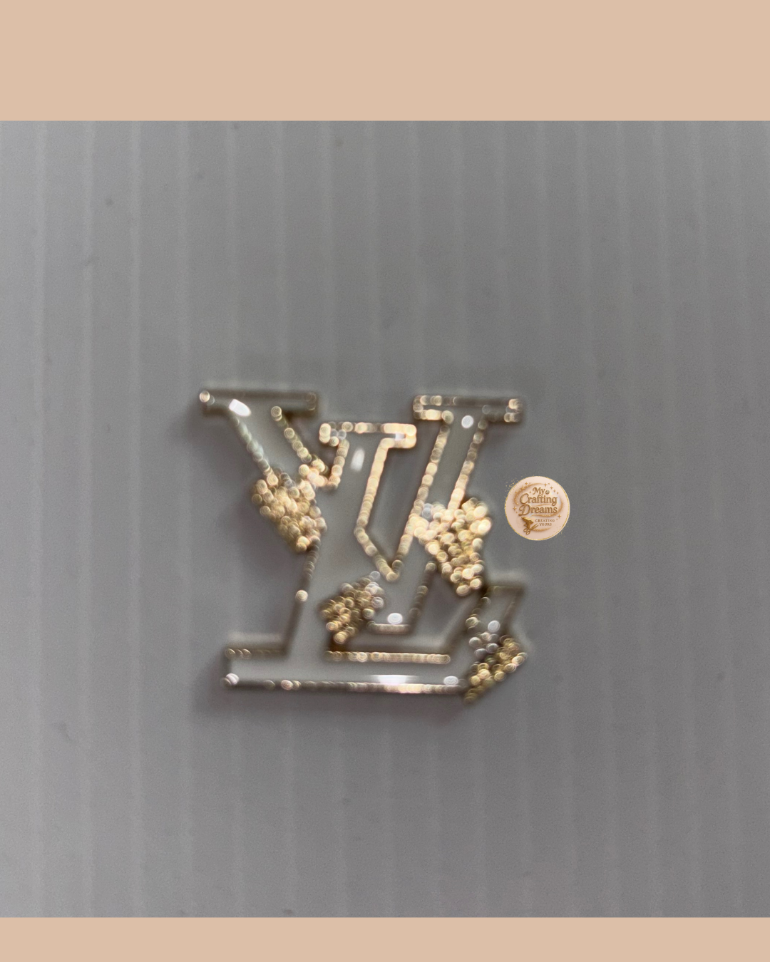 LV Inspired Metal Charms