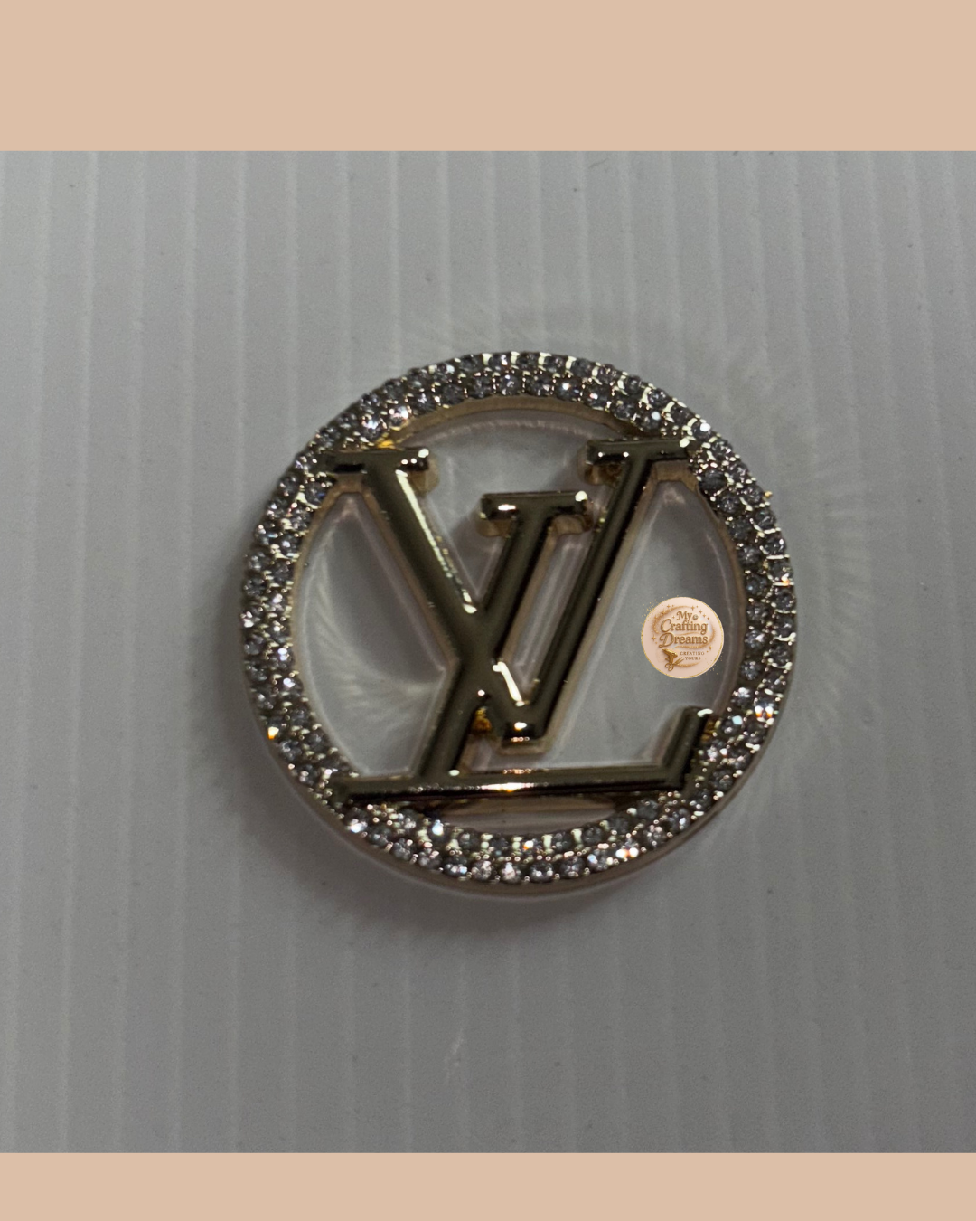 LV Inspired Metal Charms