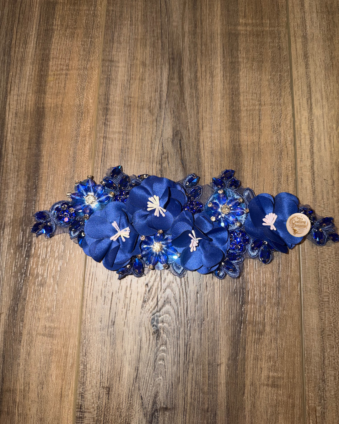 ✨ 3D Luxury Bling Flower Appliqué (Patches - Sew On) ✨