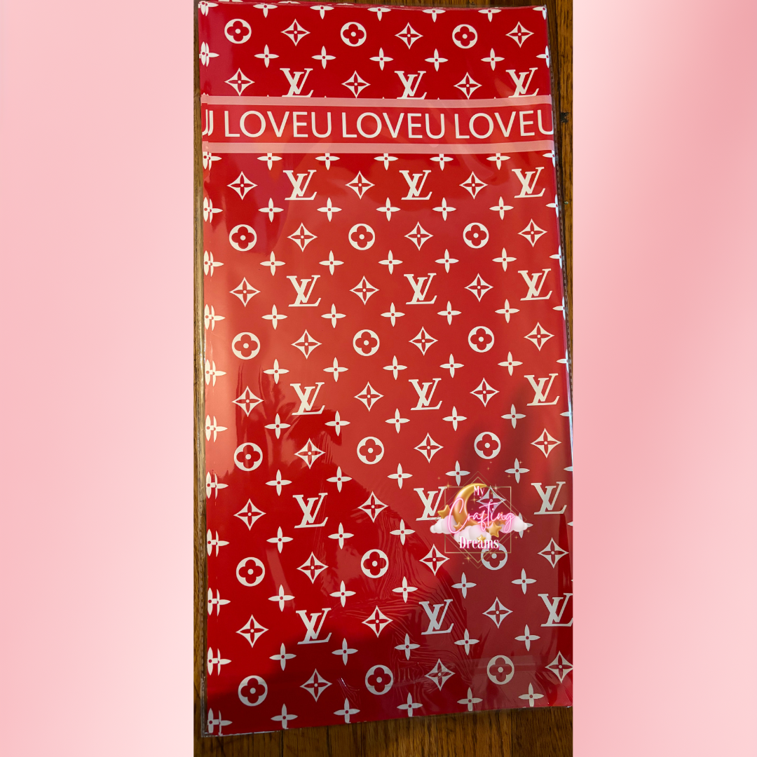 Designer Floral Wrapping Paper