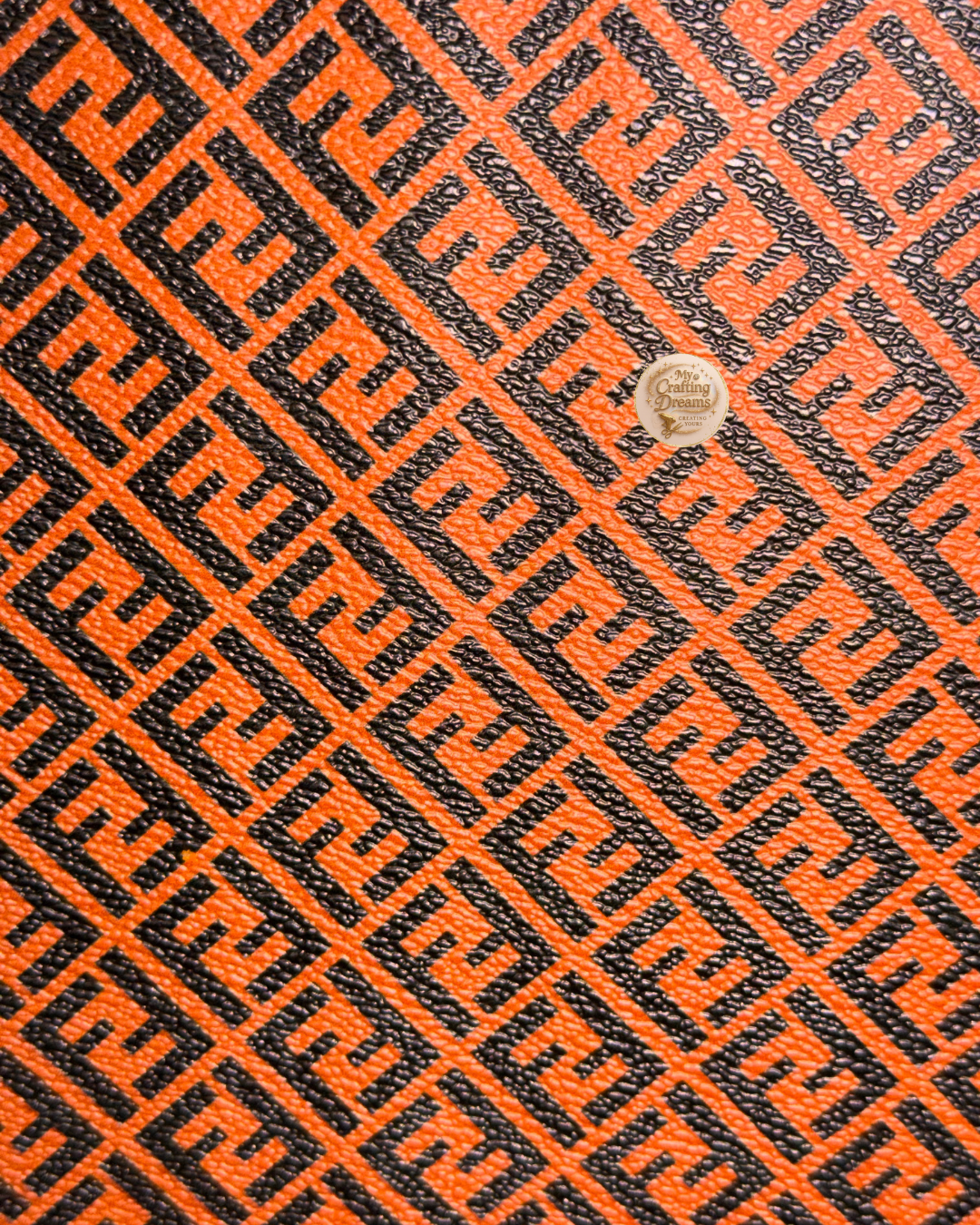 Fendi Inspired Faux Leather Sheets