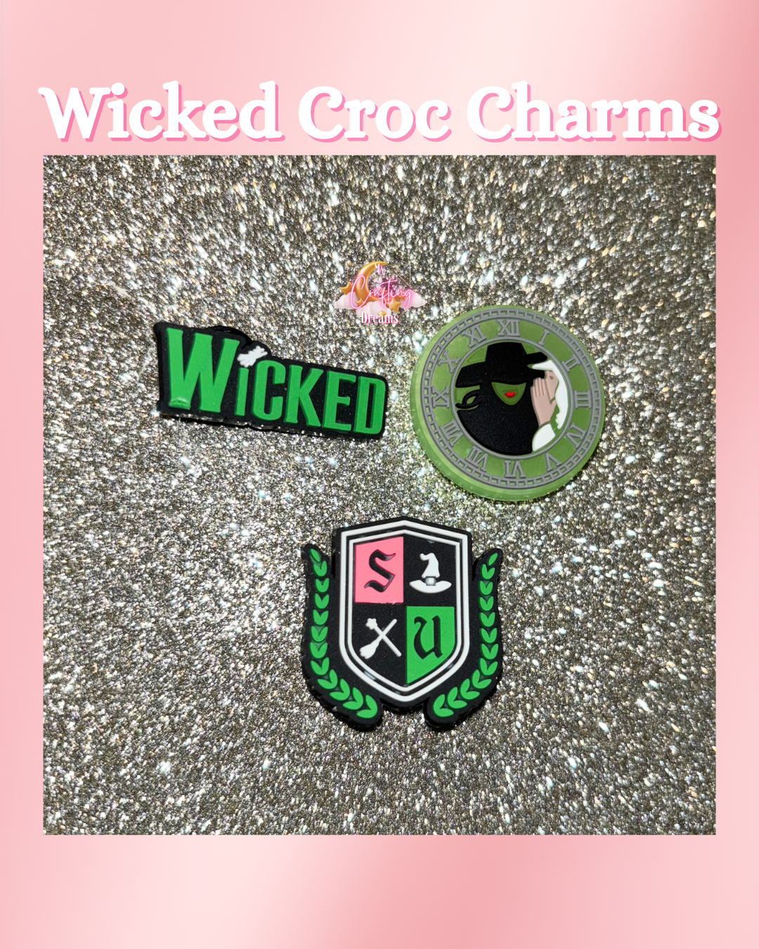 Wicked Rubber Croc Charms