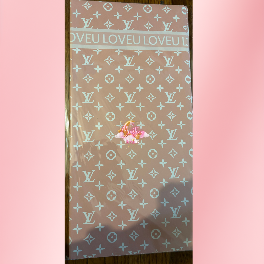 Designer Floral Wrapping Paper