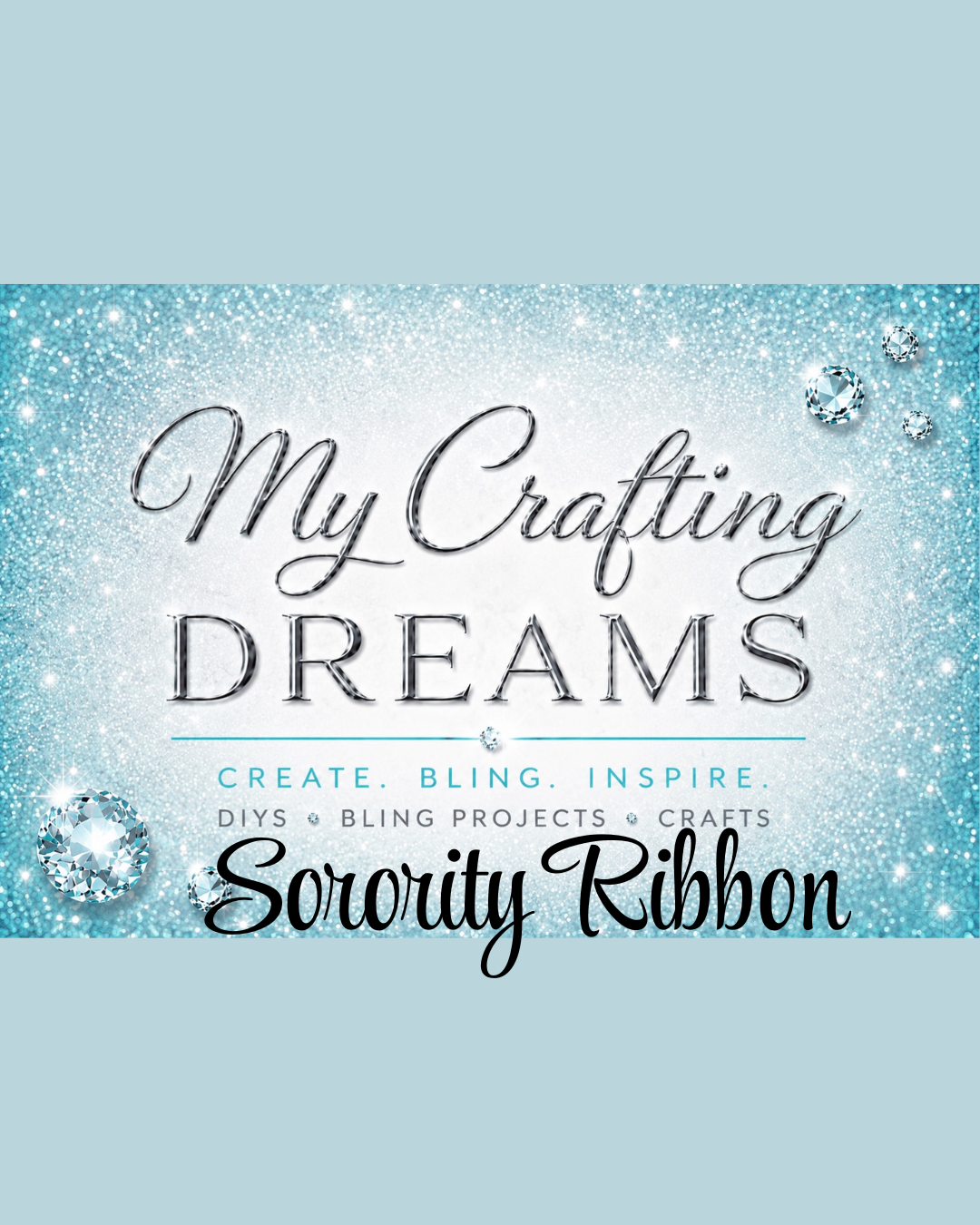 Sorority Ribbon Sold by The Yard