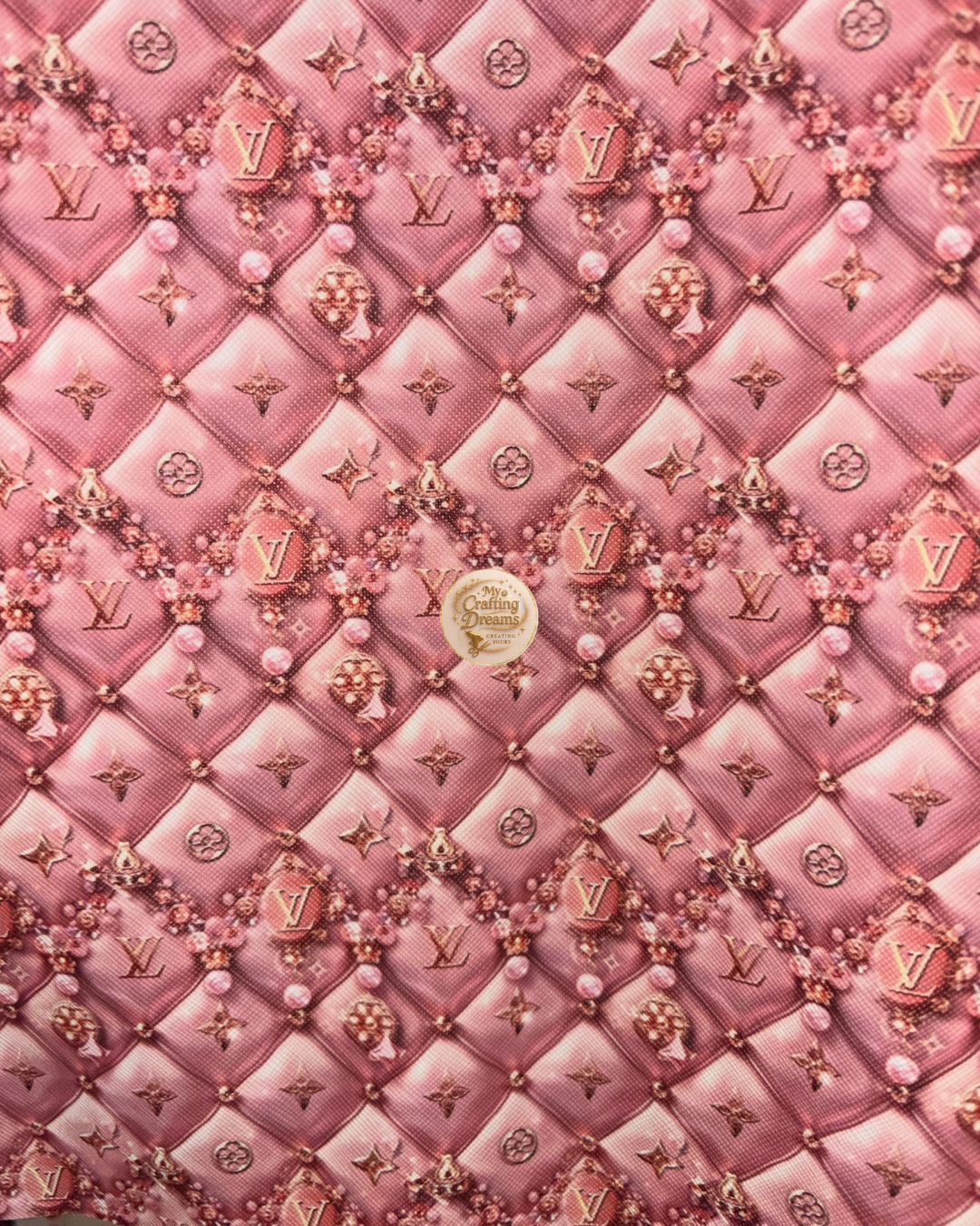 LV Inspired Faux Leather Sheets