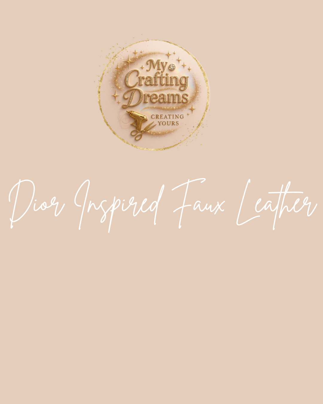 Dior Inspired Faux Leather Sheets