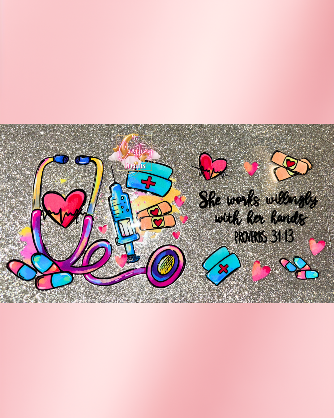 Medical Field Theme UV DTF Transfers