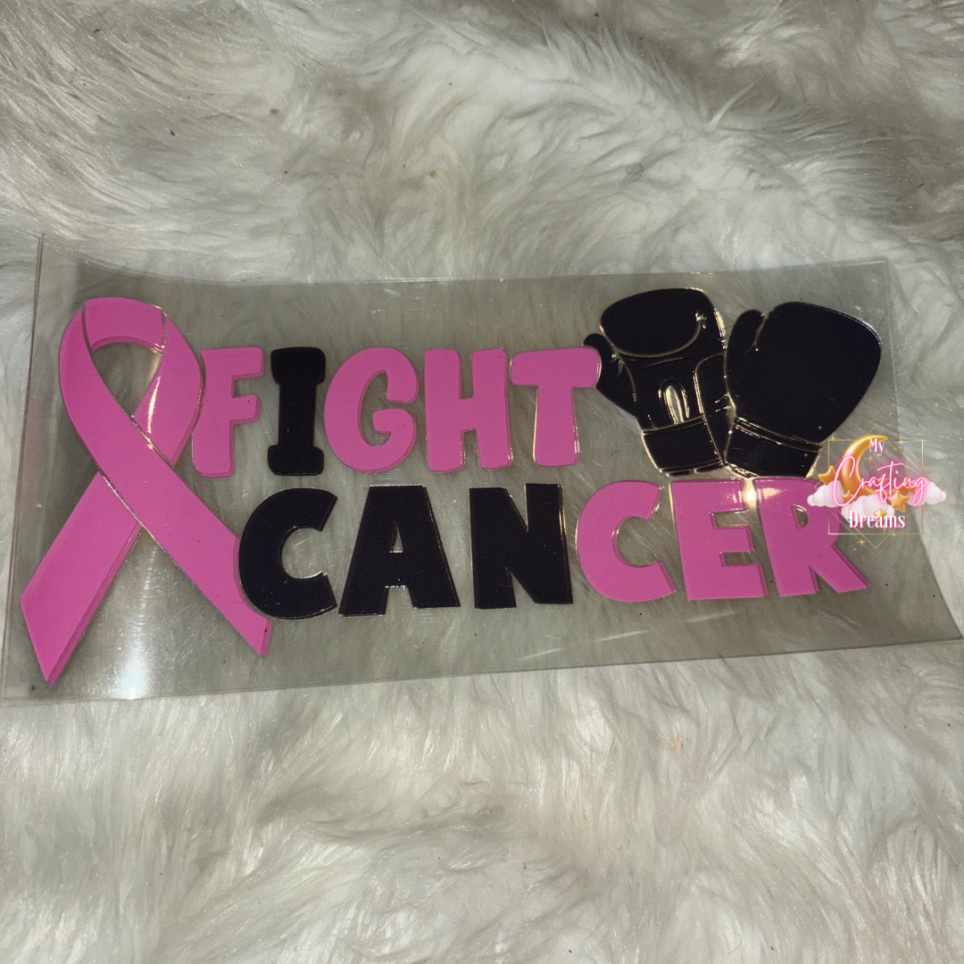 Breast Cancer Awareness UV DTF Transfers