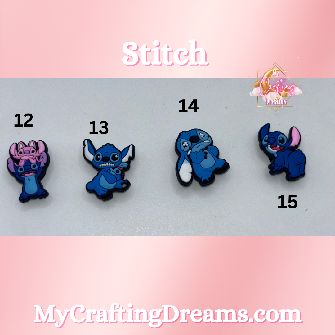Lilo & Stich Rubber Croc Charms