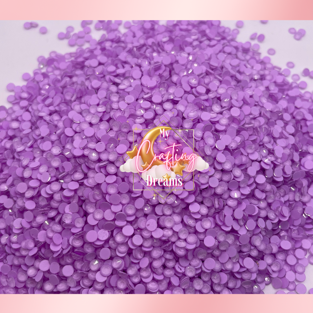 Lavender Unicorn (Lavender Neon Glass Rhinestones)