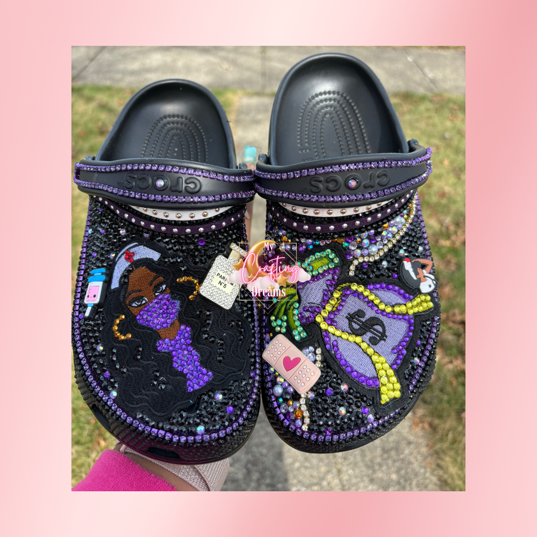Custom Crocs - Price Includes The Shoes