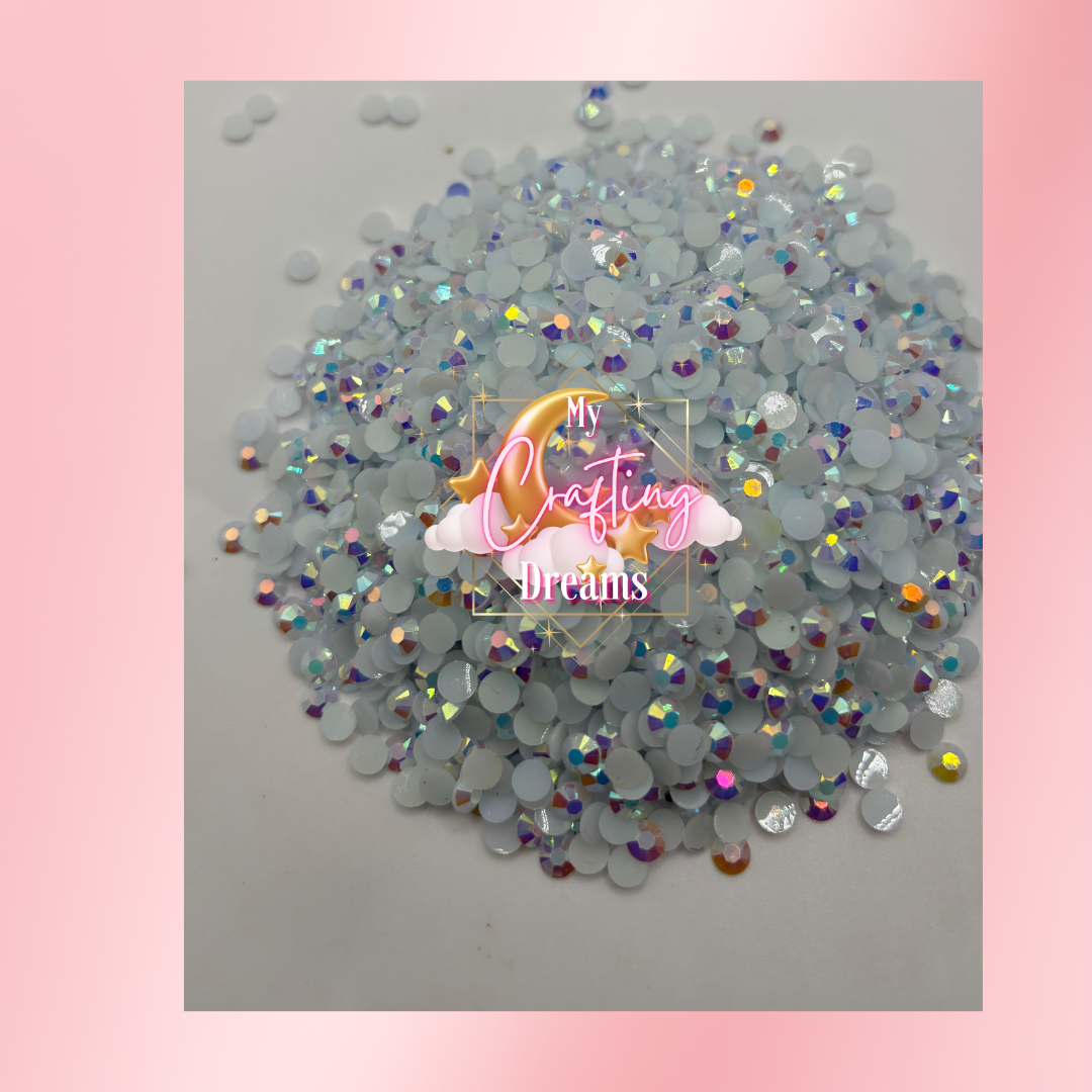 Polar Sparkle (white ab jelly resin)
