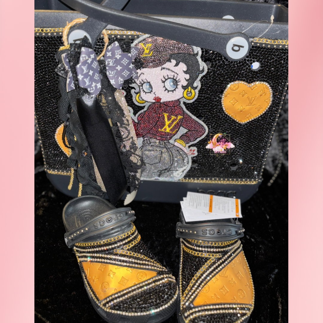 Full Bling Bogg & Tote Bags Pricing Includes The Bag (Please read description before purchasing)