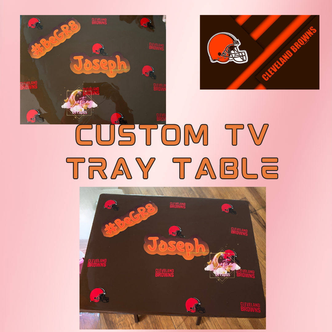 Custom Tv Tray Tables (READ DESCRIPTION BEFORE PURCHASING)