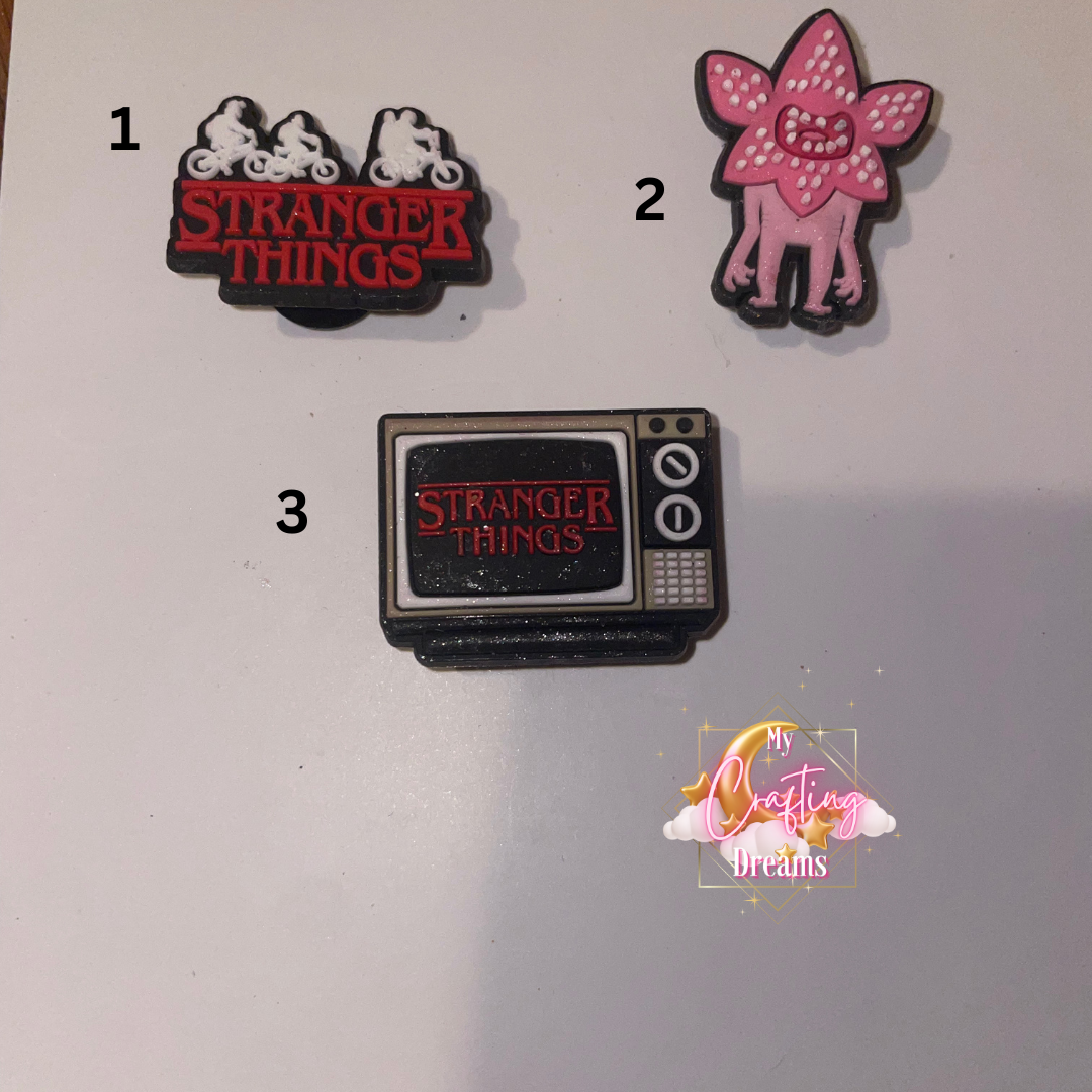 Stranger Things Inspired Rubber Croc Charms
