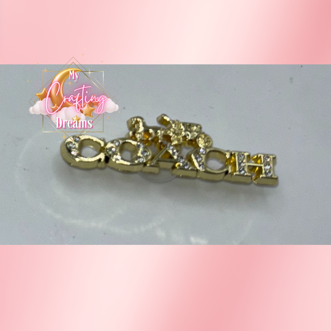 🤎 Coach-Inspired Metal Charms (Flatback)