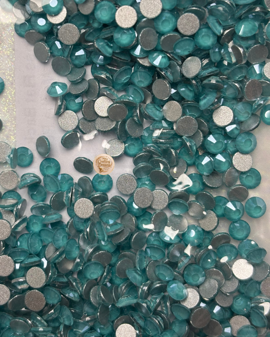 💎 Turquoise Truffle Glass Rhinestones 💎