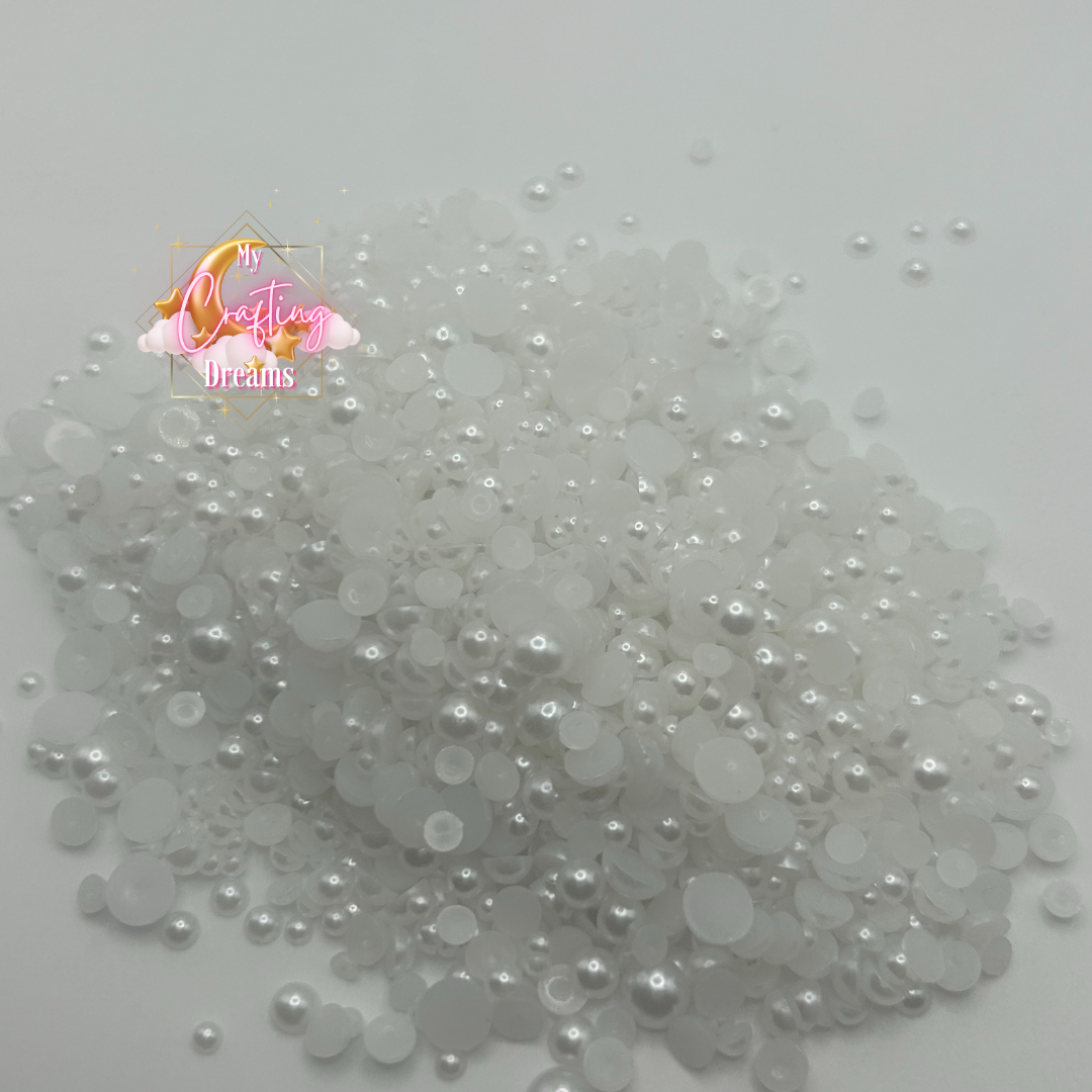 Classic Pearl (White Flat back Pearls)