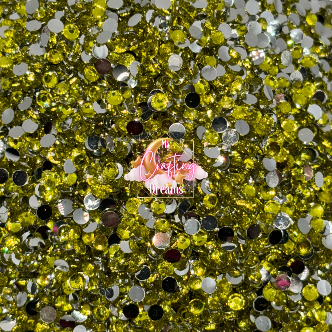 Buttercup Bling (Yellow Resin Rhinestones)