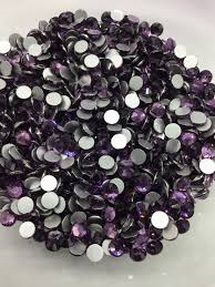 Dark Orchid Dreams (deep purple glass rhinestones)
