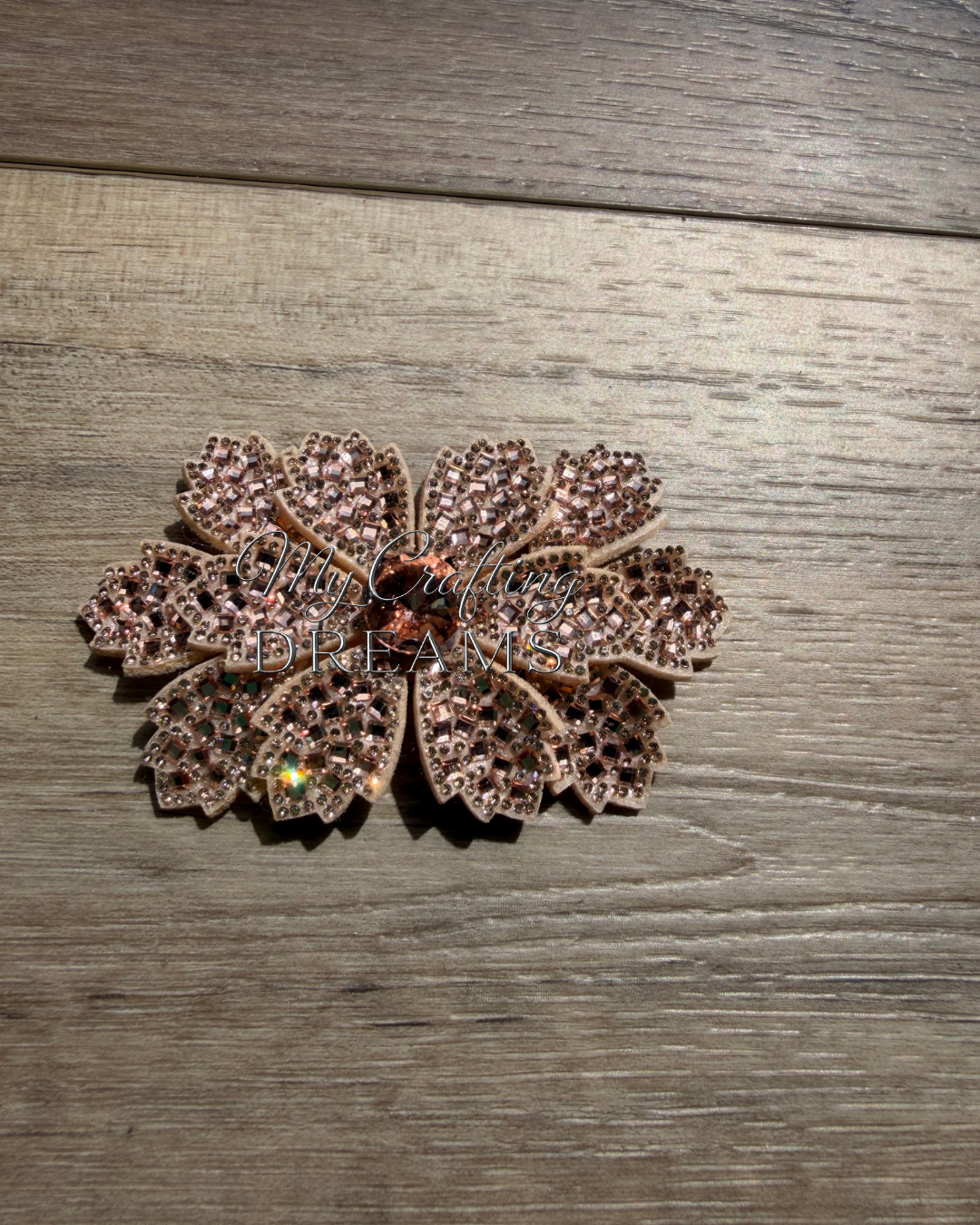 Rhinestone Floral Appliques