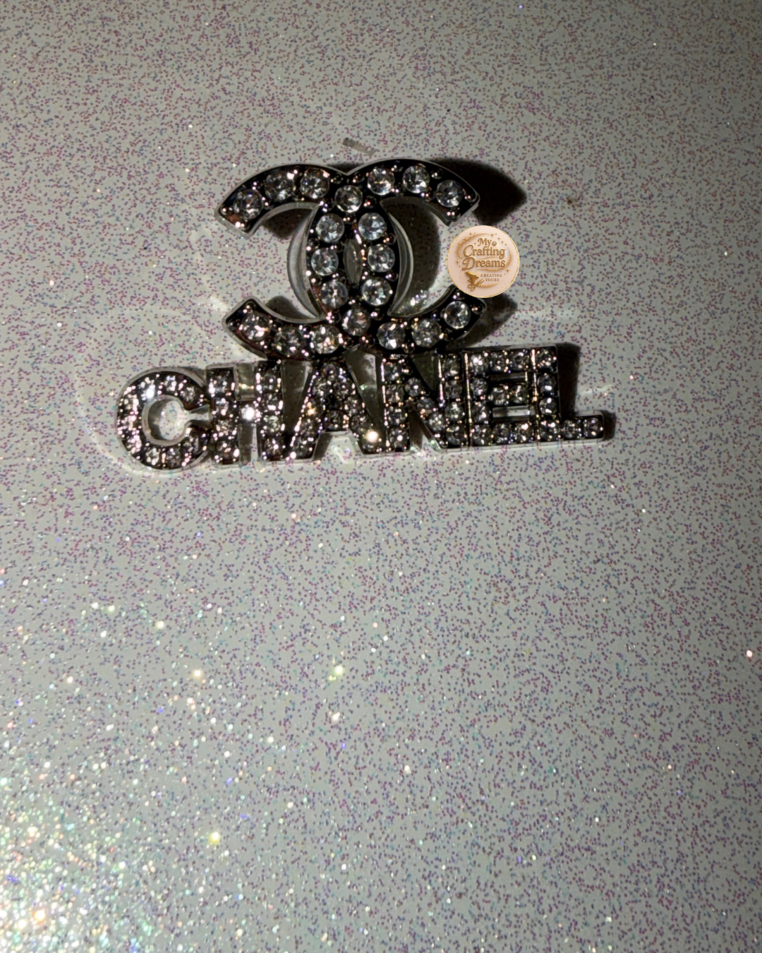 🖤 Chanel-Inspired Metal Charms (Flatback)