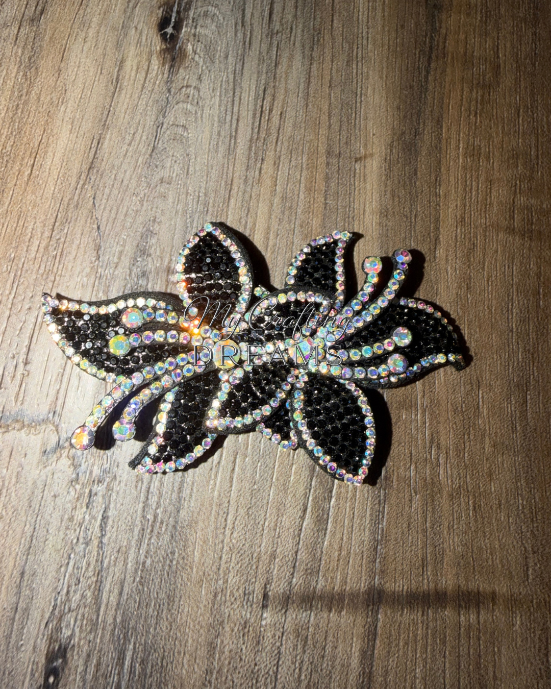 Rhinestone Floral Appliques