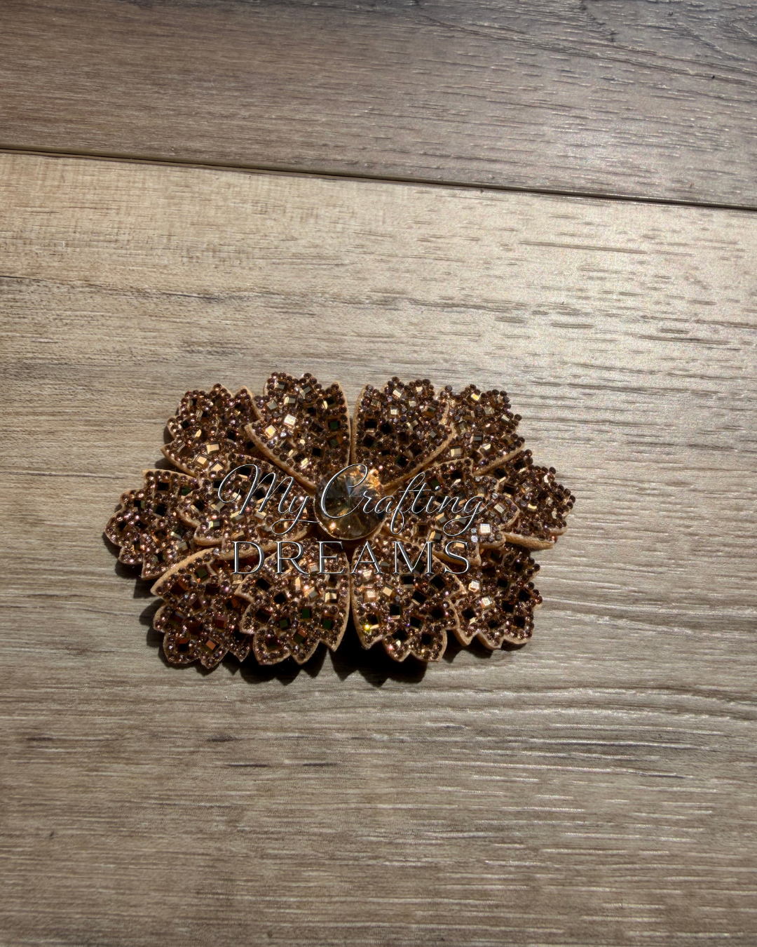 Rhinestone Floral Appliques