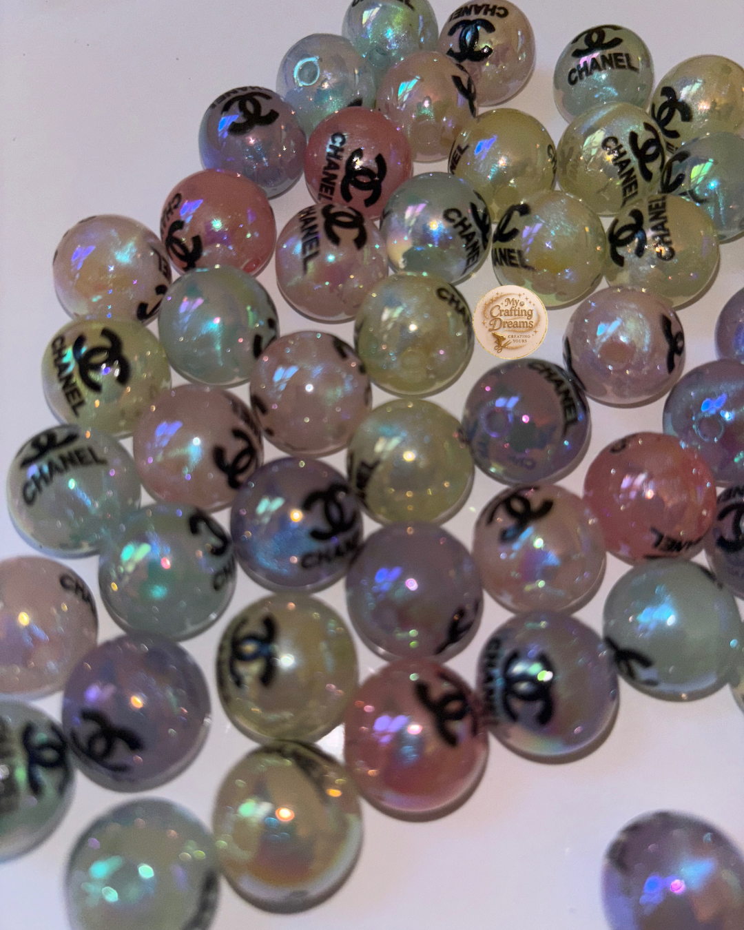 Designer Inspired Acrylic Beads