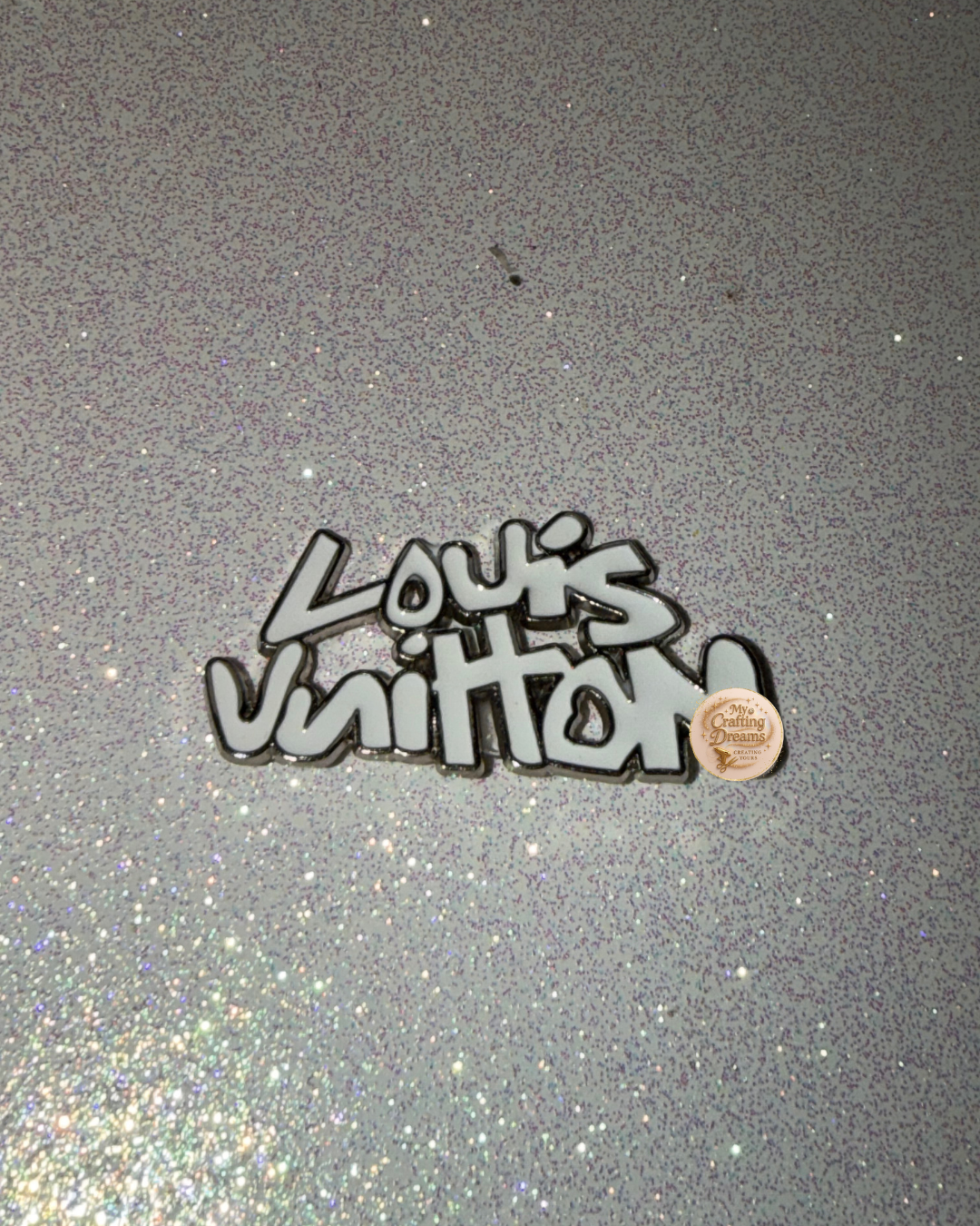 🤎 LV-Inspired Metal Charms (Flatback)