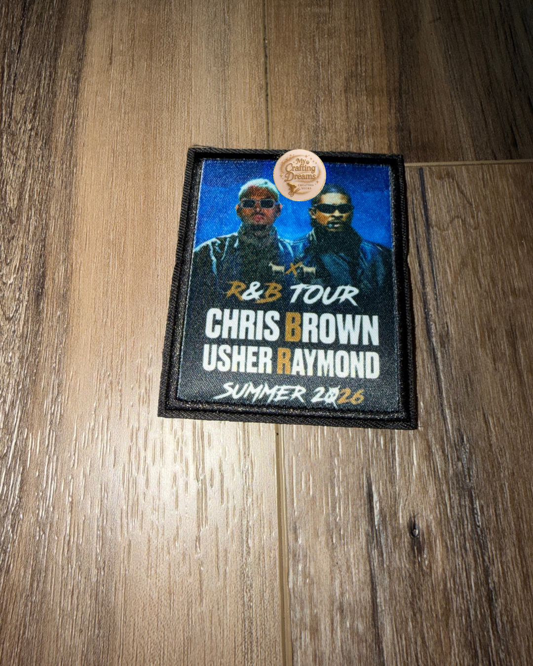 R & B Usher & Chris Brown Tour Patches